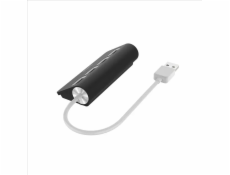 Hama USB hub, 4 porty, USB 2.0, černý