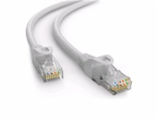 C-TECH Kabel patchcord Cat6e, UTP, šedý, 10m