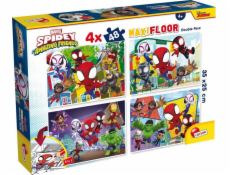 Lisciani LISCIANI MARVEL PUZZLE DF MAXI FLOOR 4 X 48 SPIDEY