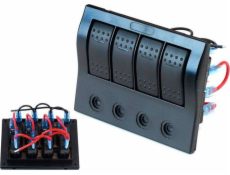 TurboWorks_F Spínače 12/24V IP68 (ON)-OFFx1, ON-OFFX3, 2B 5A, 1B 10A, 1B 15A