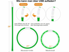 Anicoll LED Collar for Dogs and Cats Green