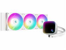 DEEPCOOL vodní chladič LS720 SE / 3x120 mm fan / ARGB / Intel i AMD / pro SI / bílý
