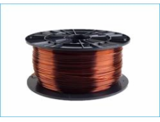 Filament PM tisková struna/filament 1,75 PETG transparentní hnědá, 1 kg