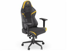 Endorfy herní židle Scrim YL / kombinace textil / kůže / černožlutá