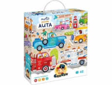 Czuczu Puzzle 40 dielikov Moto puzzle Cars
