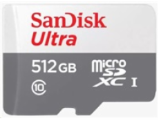 Sandisk MicroSDXC karta 512GB Ultra (100MB/s, Class 10 UHS-I, Android)