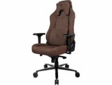 AROZZI herní židle VERNAZZA SUPERSOFT Fabric Brown/ hnědá