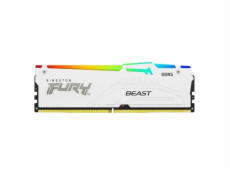 KINGSTON DIMM DDR5 FURY Beast White RGB EXPO 16GB 5200MT/s CL36