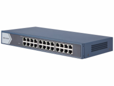 HIKVISION switch DS-3E0524-E(B)/ 24x port/ 10/100/1000 Mbps RJ45 ports/ 48 Gbps/ napájení 220 VAC, 0.7 A