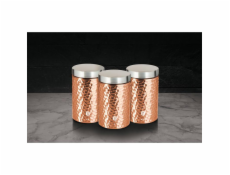 BERLINGERHAUS Dóza na potraviny sada 3 ks Primal Rosegold Metallic Line BH-6727