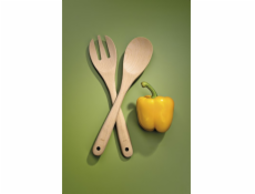KELA Salátový příbor Calla bukové dřevo světle hnědé 2 kusy KL-12594