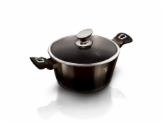 BERLINGERHAUS Kastrol s mramorovým povrchem 28 cm Shiny Black Collection 2 poklice BH-6606