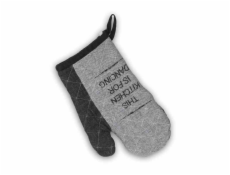 KELA Chňapka rukavice Gianna 100% bavlna bílo-černá KL-12777