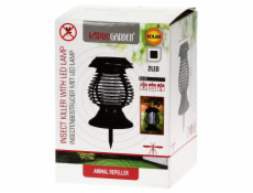 PROGARDEN Lapač hmyzu UV solární lampa 2v1 26 cm KO-DX9500800