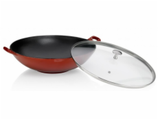 KELA Wok s poklicí litinový CALIDO 36 cm KL-11947