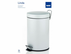 KELA Koš kosmetický LINDA 3 l, bílý KL-18160