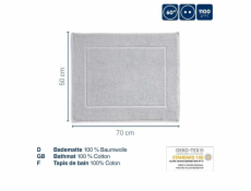 KELA Koupelnová předložka Ladessa Ladessa 70x50 cm bavlna terra KL-23487