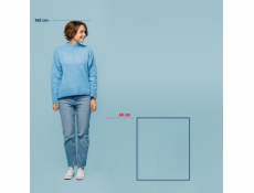 KELA Koupelnová předložka Ombre 65x55 cm polyester modrá KL-23568