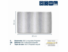 KELA Koupelnová předložka Ombre 80x50 cm polyester modrá KL-23569