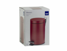 KELA Kosmetický koš Monaco kov červená 3l KL-24297