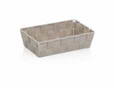 KELA Košík Alvaro 23x15 cm plast stříbrná šedá KL-24566