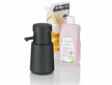 KELA Dávkovač mýdla a desinfekce AURIE 450 ml antracit KL-24503