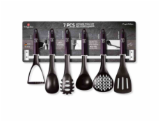 BERLINGERHAUS Kuchyňské náčiní s nástěnným držákem 7 ks Purple Eclipse Collection BH-6331