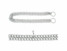 Řetěz - obojek stahovací dvouřadý 1,6 mm/30 cm Řetěz - obojek stahovací dvouřadý 1,6 mm/30 cm