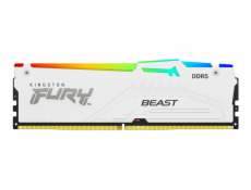 Kingston FURY Beast/DDR5/64GB/5600MHz/CL40/4x16GB/RGB/White