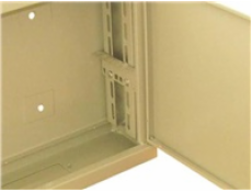 XtendLan 19  nástěnný vertikální rozvaděč 2U, šířka 540mm, hloubka 120mm, plné dveře, šedý