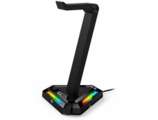 GENIUS GX-UH100/ stojan na headset/ RGB/ USB hub (2x USB, 2x USB-C)