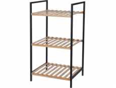 EXCELLENT Regál do koupelny 3 police dřevěný 70 cm KO-784500050