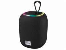 CANYON reproduktor BSP-8, RGB, BT V5.2, BLUETRUM AB5362B, 1x10W, USB-C, USB-A, microSD, AUX, černá