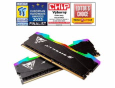 Patriot Viper Xtreme 5/DDR5/32GB/8000MHz/CL38/2x16GB/RGB/Black