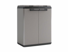 Keter Split Cabinet Basic Recyklačný kôš - sivý 9736
