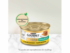 GOURMET GOLD - Slaný dort s kuřecím masem a mrkví 85g