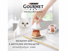 PURINA Gourmet Revelations Losos - mokré krmivo pro kočky - 2x57 g