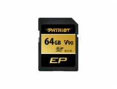 Patriot V90/SDXC/64GB/300MBps/UHS-II U3 / Class 10/+ Adaptér