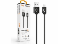 Aligator DAKA007 Micro USB 2m barva černý