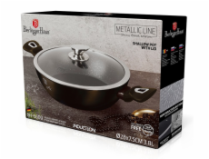 BERLINGERHAUS Pánev hluboká s poklicí 28 cm Shiny Black Collection BH-6609