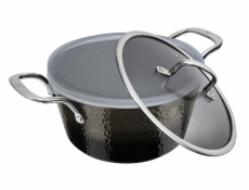 BERLINGERHAUS Kastrol s poklicí s titanovým povrchem 24 cm Shine Basalt Collection BH-6653