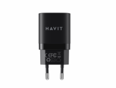 Nabíječka Havit USB-A+USB-C UC30 EU (černá)