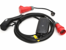 Přenosná nabíječka Platinet pro EV/PHEV AC Type 2 10/16/20/32A 11KW CEE 3F16A Black [45794]