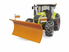 Bruder Claas Axion 950 se sněhovými řetězy a radlicí pluhu, model vozidla