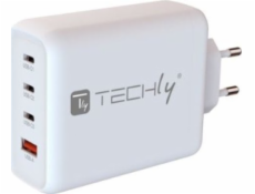 Napájení notebooku Techly  Ladegerät USB-C 1-2-3/USB-A 140W