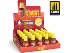 Vallejo Ammo: Red Magma Cement Display (25)