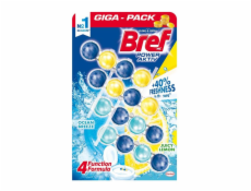 WC čistič-osvěžovač BREF POWER AKTIV LEMON+OCEAN, 4×50 g
