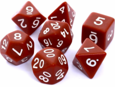 Rebel sada RPG kostek, matně hnědá (106194)