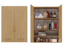 Topeshop POLA MINI DD ARTISAN koupelnový doplněk Dub