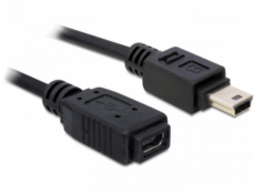 Delock USB 2.0 mini-B samec > samica Predlžovací kábel